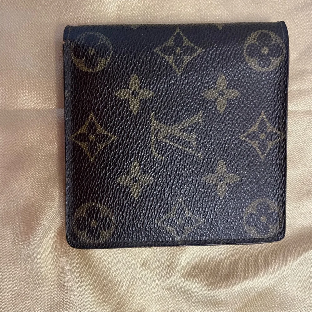 Louis Vuitton Black Monogram Wallet VINTAGE